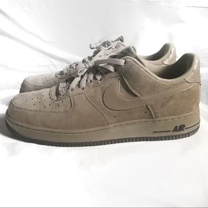 Khaki and White Air Force 1